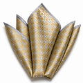 Premium Gold & Silver Pocket Square | Poulthrain